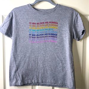 1800-Block His Number Tee